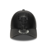 Šiltovka Chicago Bulls, PU MC, New Era, 9FORTY, jednobarevná, čierna