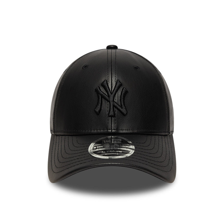 Šiltovka New York Yankees, klasický pin, New Era, 9FORTY, čierna