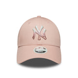 Šiltovka New York Yankees, kovové logo, New Era, 9FORTY, pre ženy, ružová