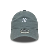 Čiapka New York Yankees, s logom mini, New Era, 9TWENTY, sivá