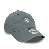 Čiapka New York Yankees, s logom mini, New Era, 9TWENTY, sivá