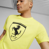 Ferrari t-shirt, Puma, Big shield Speed, yellow