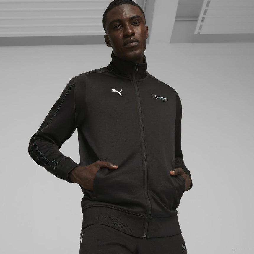 Mercedes sweatshirt, Puma, MT7 TJ, black - FansBRANDS®