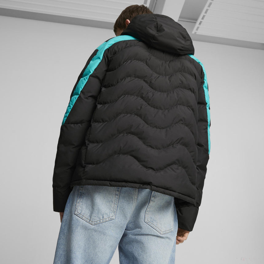 Mercedes padded jacket, Puma, MT7 Ecolite, black - FansBRANDS®