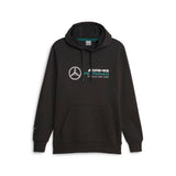 Mercedes mikina, s kapucňou, Puma, ESS, fleece, Čierna