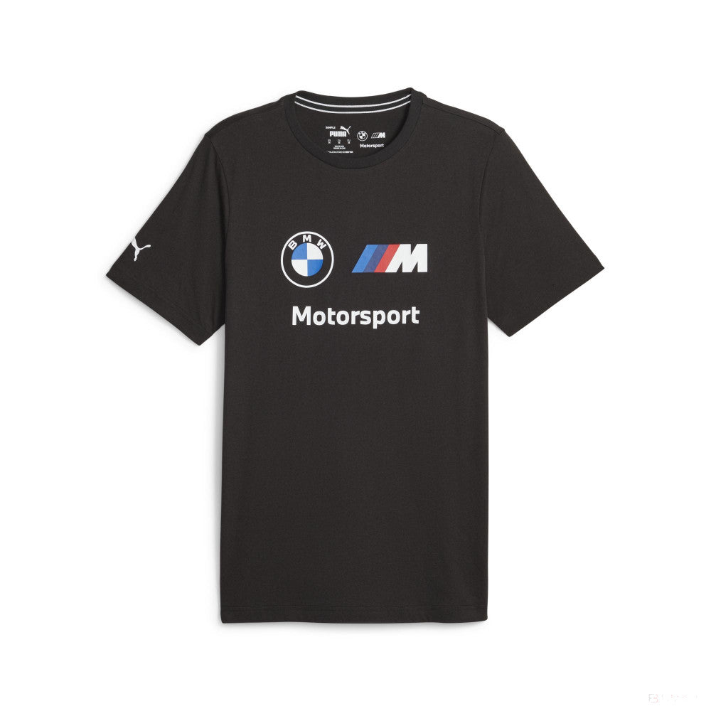 BMW MMS t-shirt, Puma, ESS, logo, black - FansBRANDS®