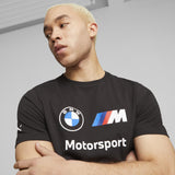 BMW MMS t-shirt, Puma, ESS, logo, black - FansBRANDS®