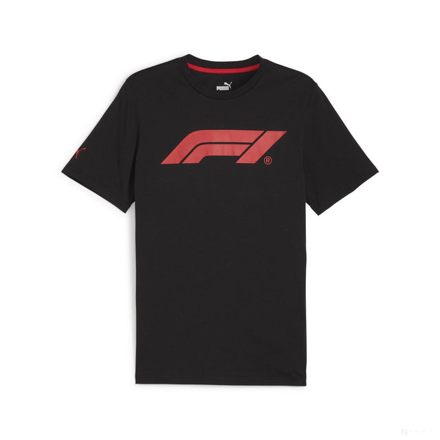 Formula 1 tričko, Puma, Essential Logo, cierna - FansBRANDS®