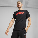 Formula 1 tričko, Puma, Essential Logo, cierna - FansBRANDS®