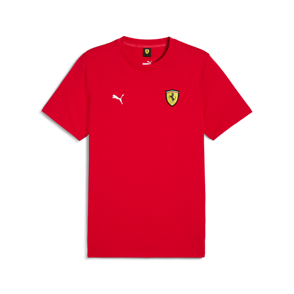 Ferrari tričko, Puma, race colored shield, červená