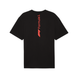 F1 grafické tričko, Puma, Essetial+, voľný strih, čierne 🔥