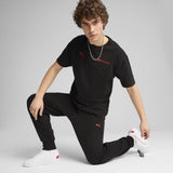 F1 grafické tričko, Puma, Essetial+, voľný strih, čierne 🔥