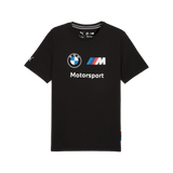 Tričko s logom BMW, Puma, Essential, MMS, čierne 🔥