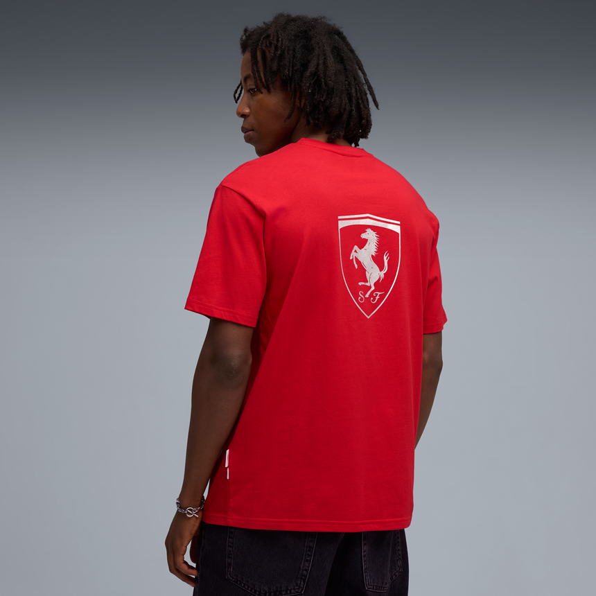 Ferrari tričko, Puma, životný štýl, červené 🔥