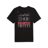 Grafické tričko Ferrari, Puma, čierne 🔥