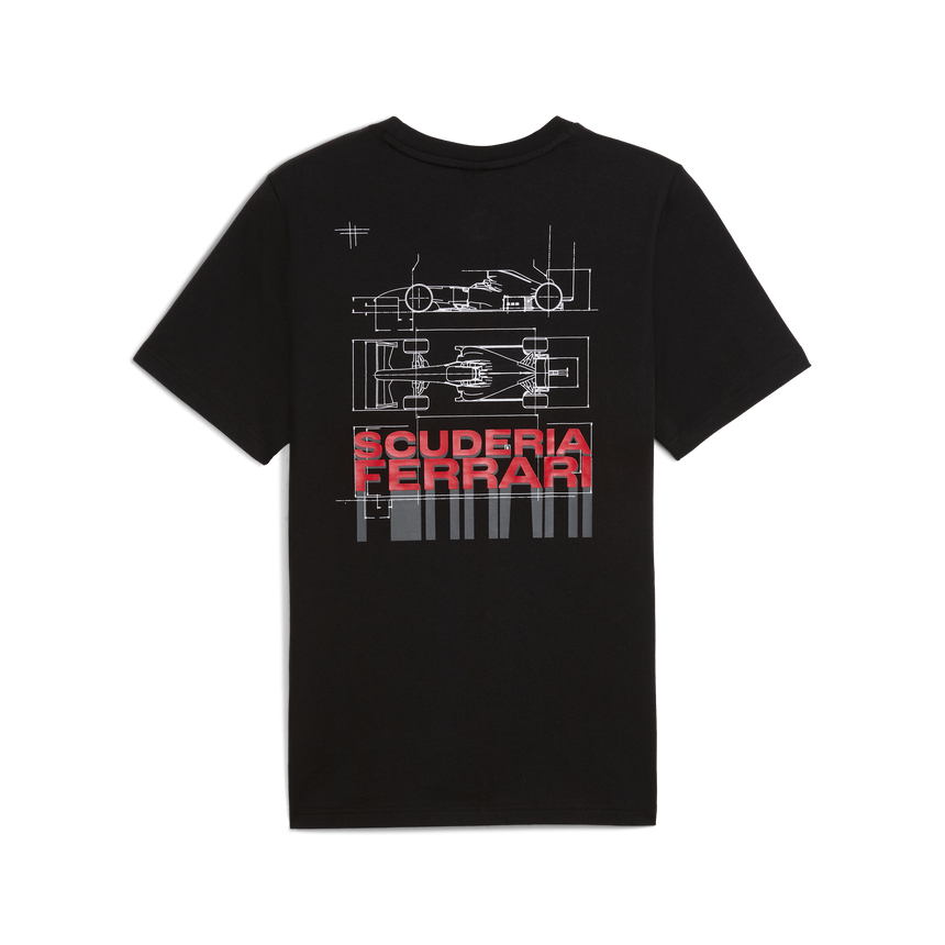 Grafické tričko Ferrari, Puma, čierne 🔥