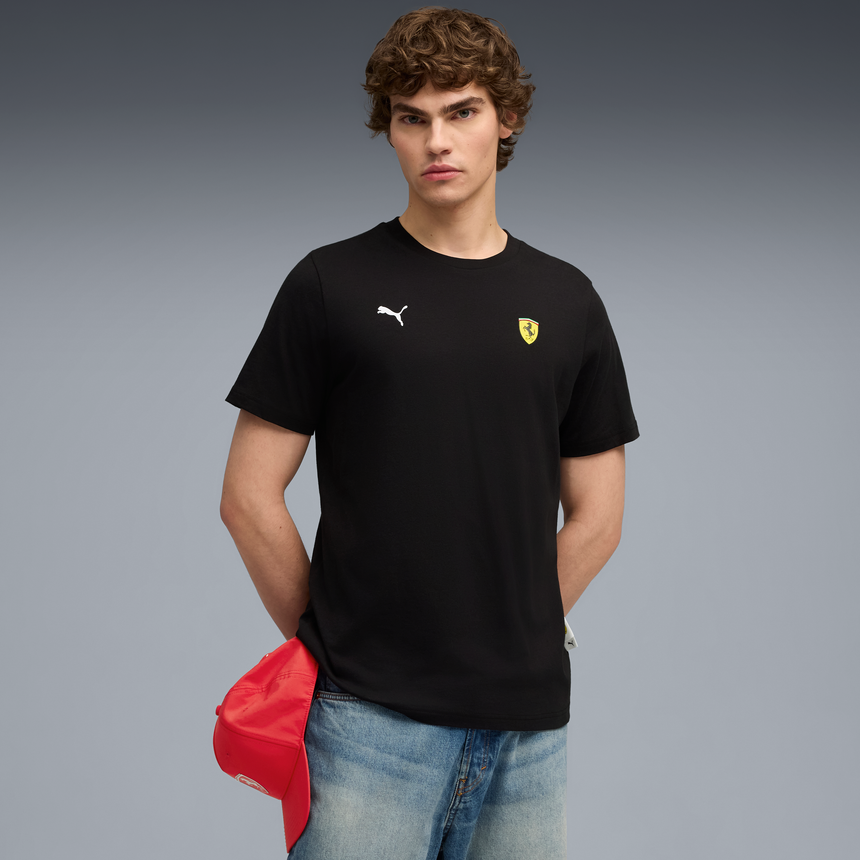 Grafické tričko Ferrari, Puma, čierne 🔥