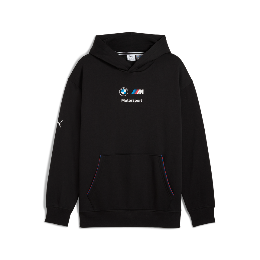 BMW flísová mikina s kapucňou, Puma, MMS, essential+, čierna 🔥
