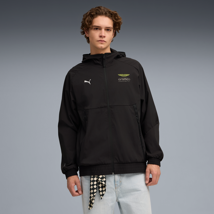 Aston Martin bunda, Puma, Lifestyle, PUMATECH, čierna 🔥