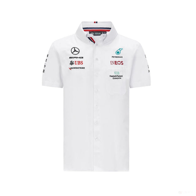 Tričko Mercedes, tím, biele, 2021 - FansBRANDS®