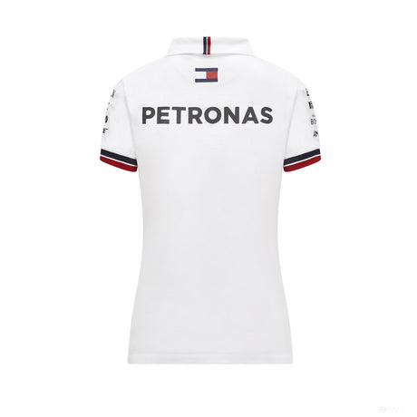 Mercedes Dámske Polo, Team, Biela, 2021 - FansBRANDS®