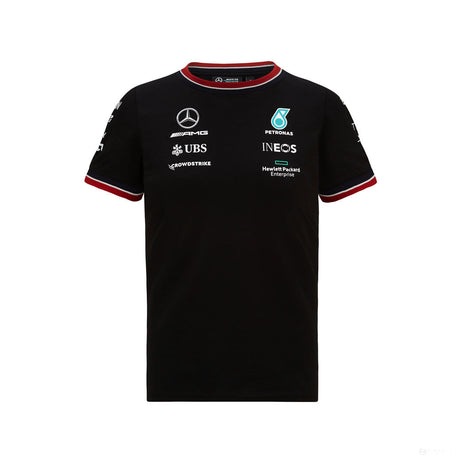 Detské tričko Mercedes, Team, Black, 2021 - FansBRANDS®