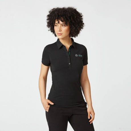 Mercedes Dámske Polo, Classic, Black, 2022 - FansBRANDS®