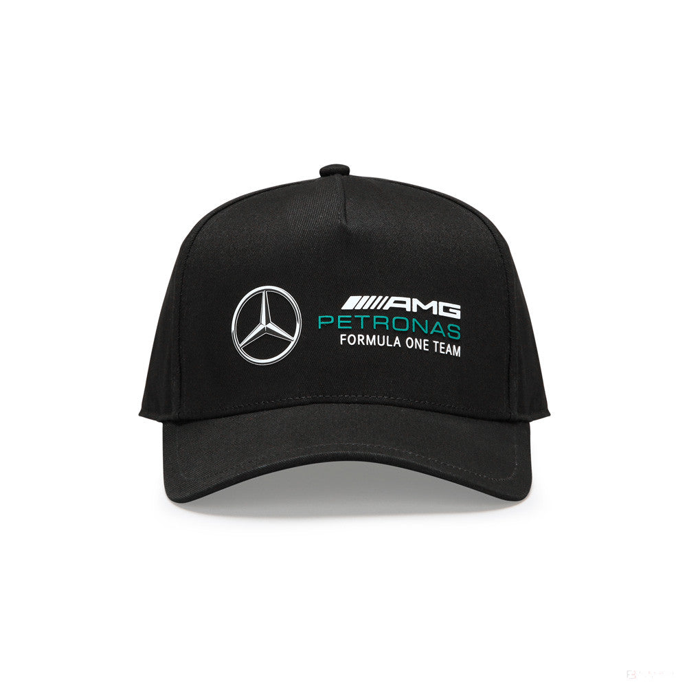 Bejzbalová čiapka Mercedes, detská, pretekárska, čierna, 2022