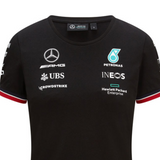 Mercedes Damen T-Shirt, Team, Schwarz, 2021
