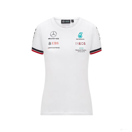 Dámske tričko Mercedes, Team, biele, 2021 - FansBRANDS®