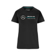 Dámske tričko Mercedes, veľké logo, čierne, 2022 - FansBRANDS®