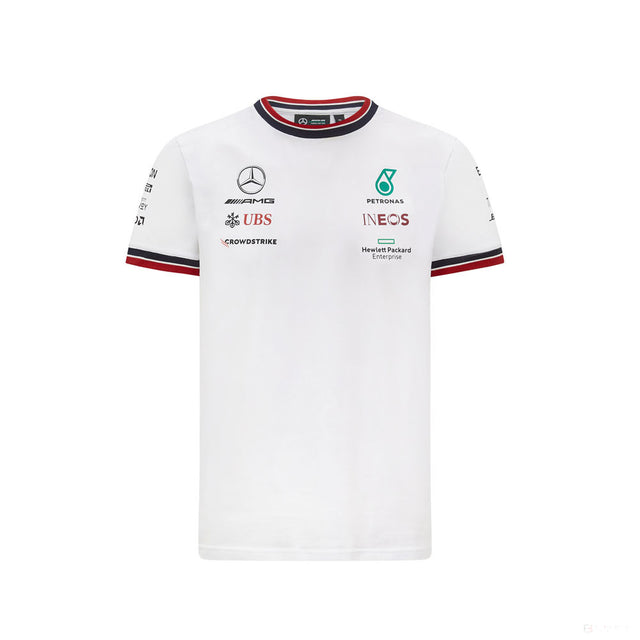 Tričko Mercedes, Team, Biele, 2021 - FansBRANDS®