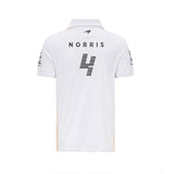 McLaren Polo, Lando Norris, White, 2021 - FansBRANDS®
