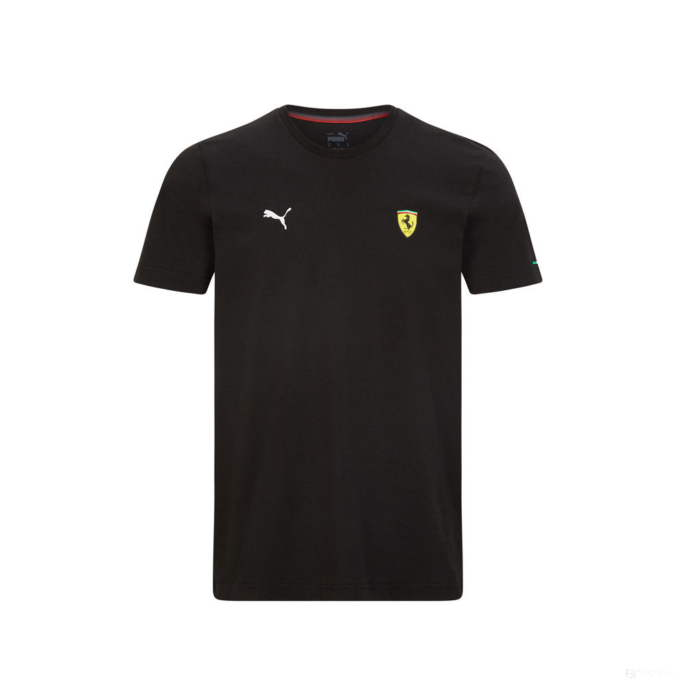 Ferrari tričko, Small Shield, čierne, 2021 - FansBRANDS®