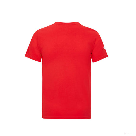 Ferrari tričko, veľký štít, červené, 2021