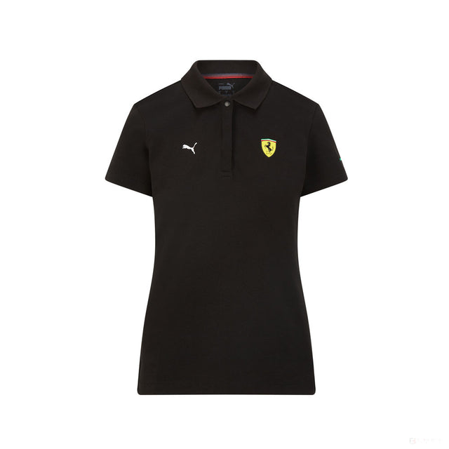 Ferrari dámske polo, klasické, čierne, 2021 - FansBRANDS®