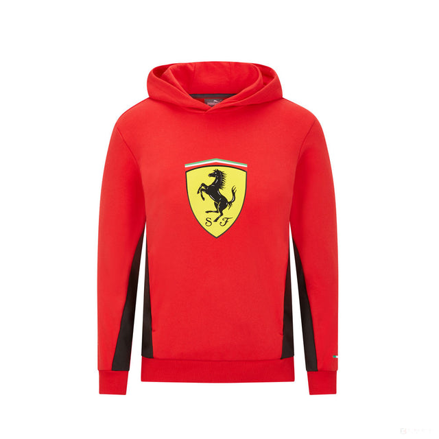 Detský sveter Ferrari, štít, červený, 2021 - FansBRANDS®