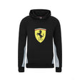 Detský sveter Ferrari, štít, čierny, 2021 - FansBRANDS®