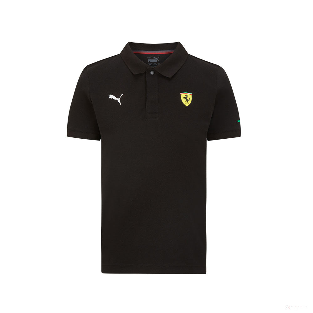 Ferrari Kids Polo, Classic, Black, 2021 - FansBRANDS®