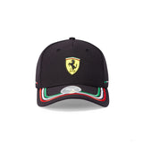 Baseballová šiltovka Ferrari, talianska, dospelá, čierna, 2021 - FansBRANDS®