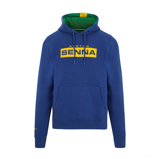 Sveter Ayrton Senna, Logo, Modrý, 2021 - FansBRANDS®