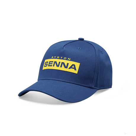 Bejzbalová šiltovka Ayrton Senna, logo, modrá, 2021 - FansBRANDS®