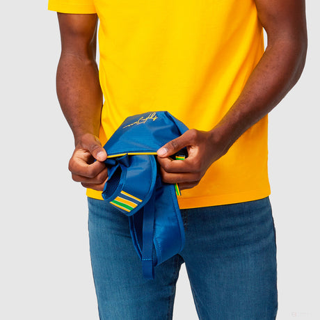 Batoh Ayrton Senna, zbaliteľný, modrý, 2021 - FansBRANDS®