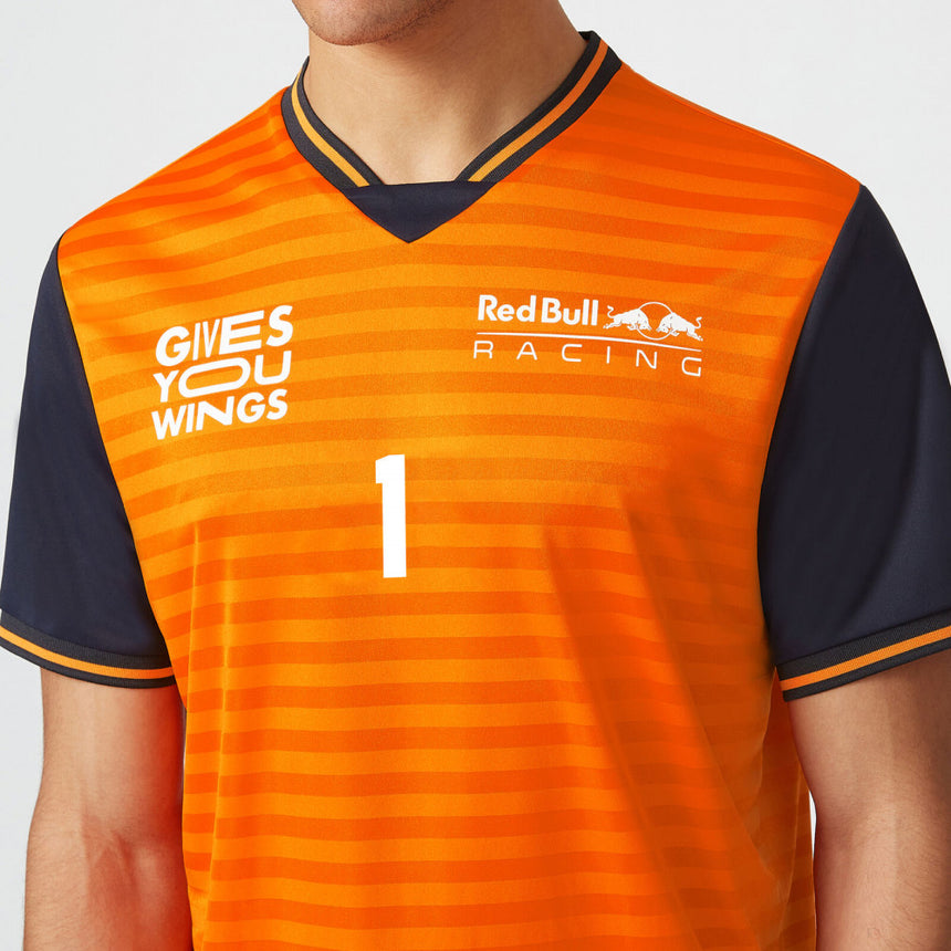 Tričko Red Bull, športové oblečenie Max Verstappen, oranžové, 2022 - FansBRANDS®