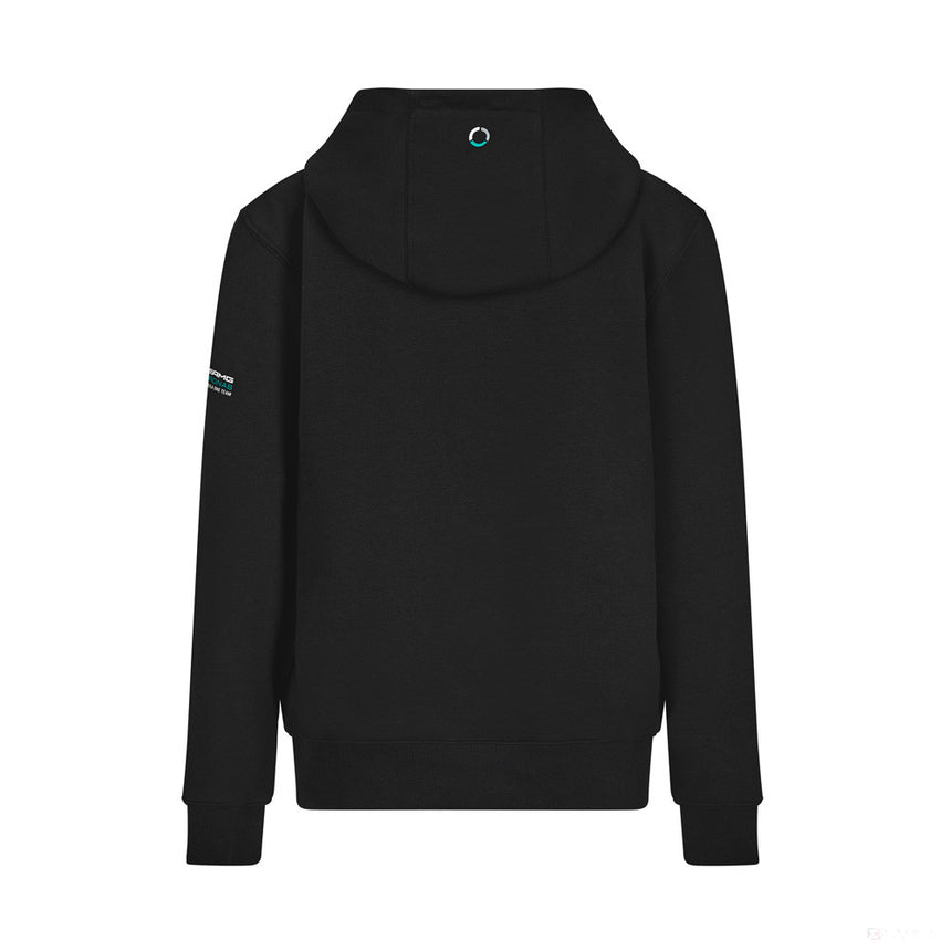 Detská mikina Mercedes Lewis Hamilton, LEWIS #44, čierna, 2022 - FansBRANDS®