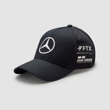 Bejzbalová čiapka Mercedes, Lewis Hamilton Trucker, pre dospelých, čierna, 2022 - FansBRANDS®
