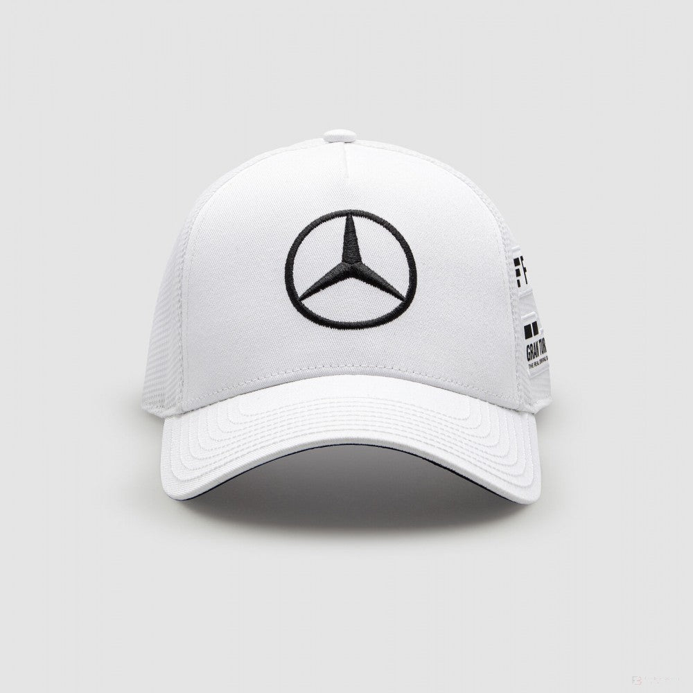Bejzbalová čiapka Mercedes, Lewis Hamilton Trucker, dospelá, biela, 2022 - FansBRANDS®