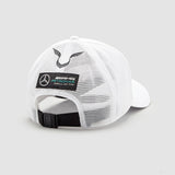 Bejzbalová čiapka Mercedes, Lewis Hamilton Trucker, dospelá, biela, 2022 - FansBRANDS®