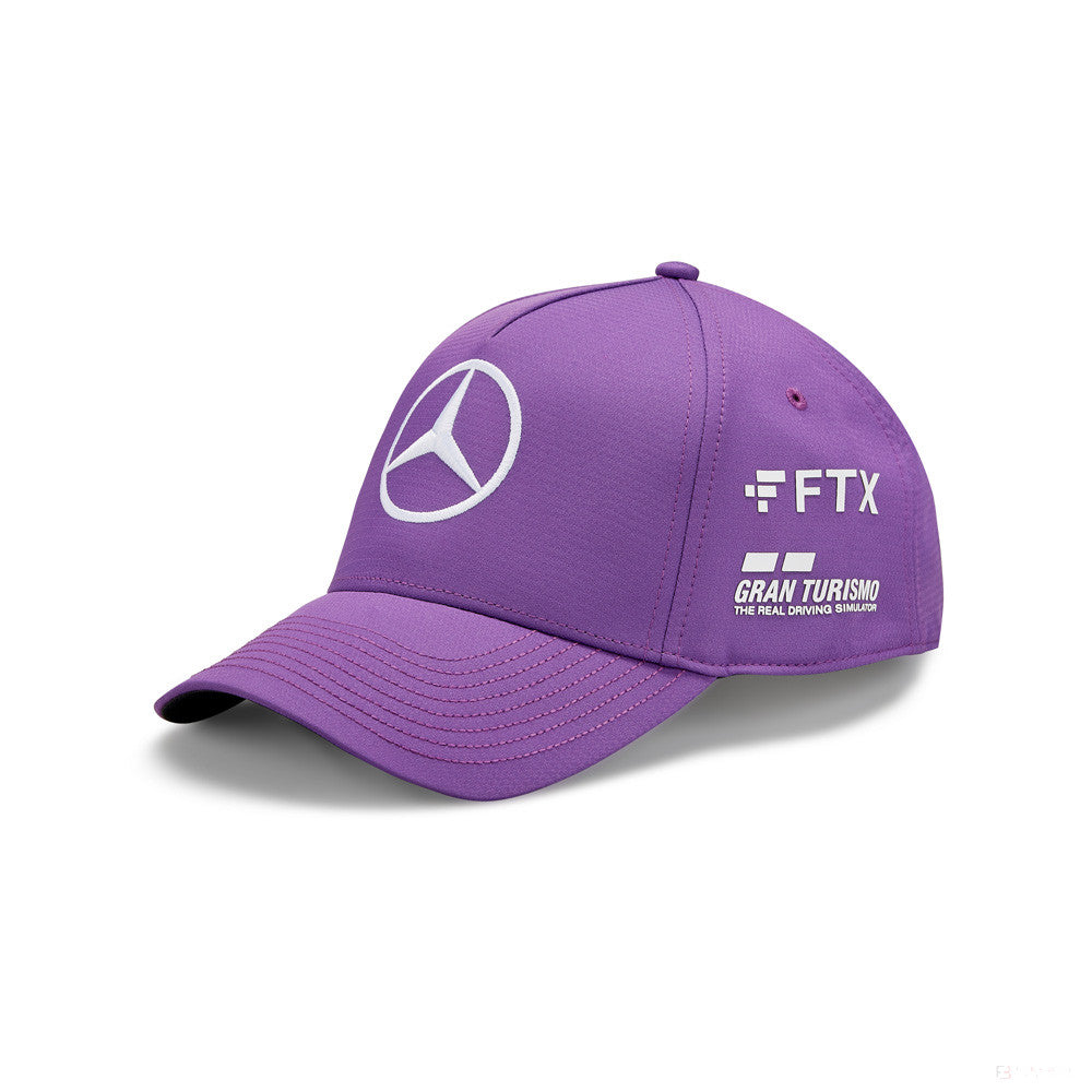 Bejzbalová čiapka Mercedes, Lewis Hamilton, pre dospelých, fialová, 2022 - FansBRANDS®