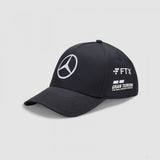 Baseballová čiapka Mercedes, Lewis Hamilton, deti, čierna, 2022